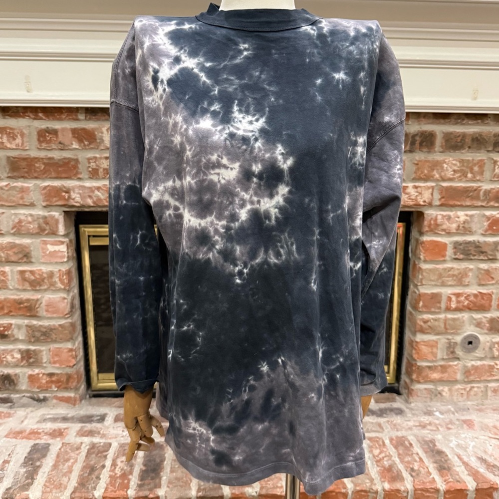 We The Free by Free People - Black and White Tie Dye Tee / XS / EUC